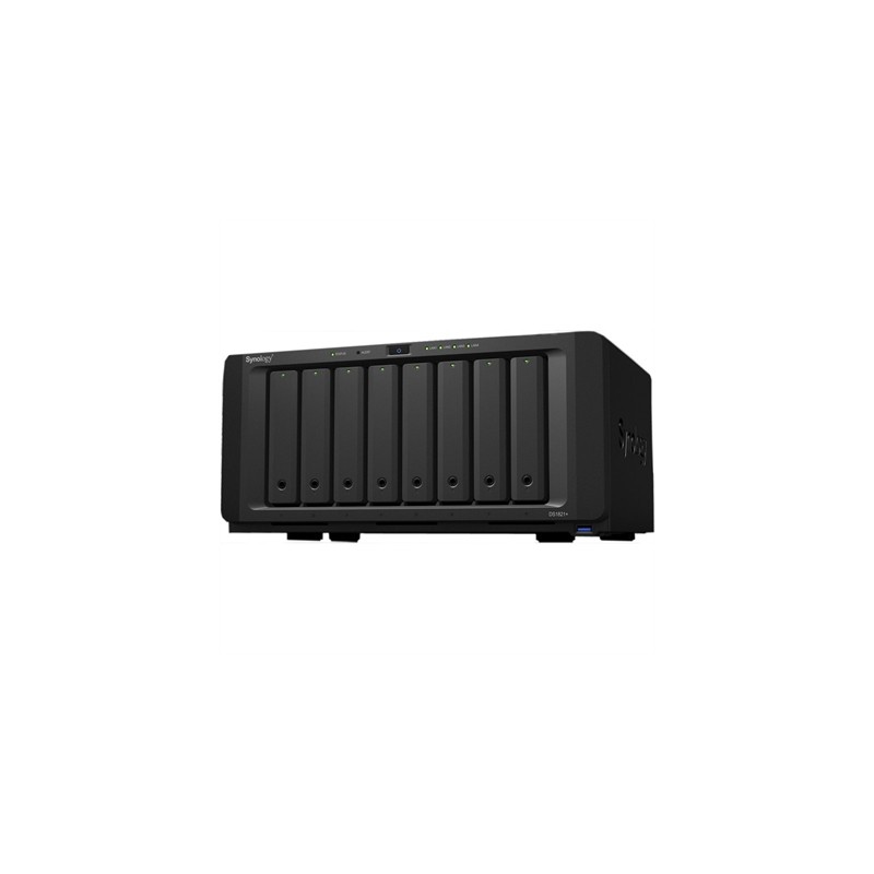 Servidor nas synology disk station ds1821+ 4 gb 8 bahias raid ethernet gigabit