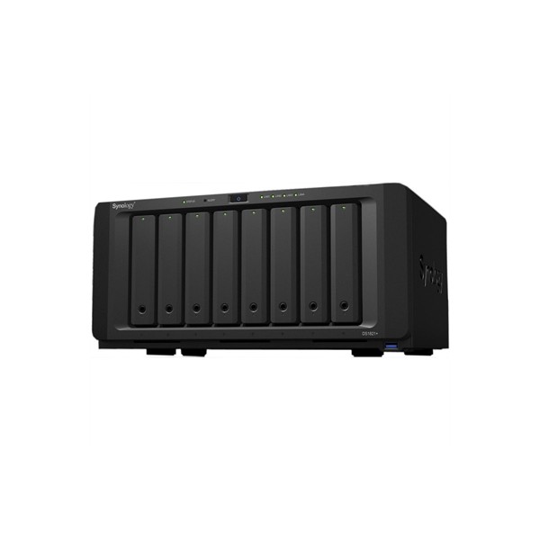 Servidor nas synology disk station ds1821+ 4 gb 8 bahias raid ethernet gigabit