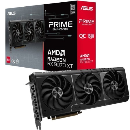 Tarjeta Gráfica Asus Prime Radeon RX 9070 XT OC/ 16GB GDDR6