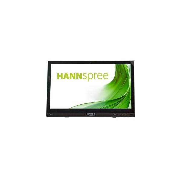 MONITOR 15.6″ PORTABLE TACTIL HDMI VGA HANNSPREE HT161HNB TFT HD 60HZ 12MS ALTAVOZ NEGRO