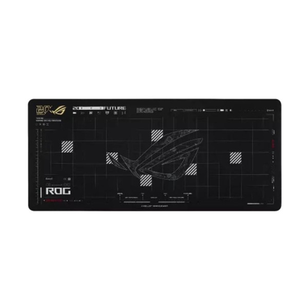Alfombrilla gaming asus rog scabbard ii xxl edition 20 negra
