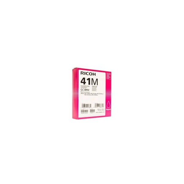 Cartucho gel ricoh gc - 41m magenta (2500 pag)