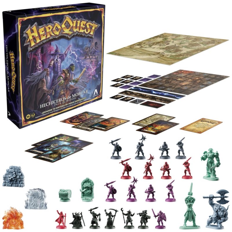 Juego de mesa hasbro heroquest hechiceros de morcar español