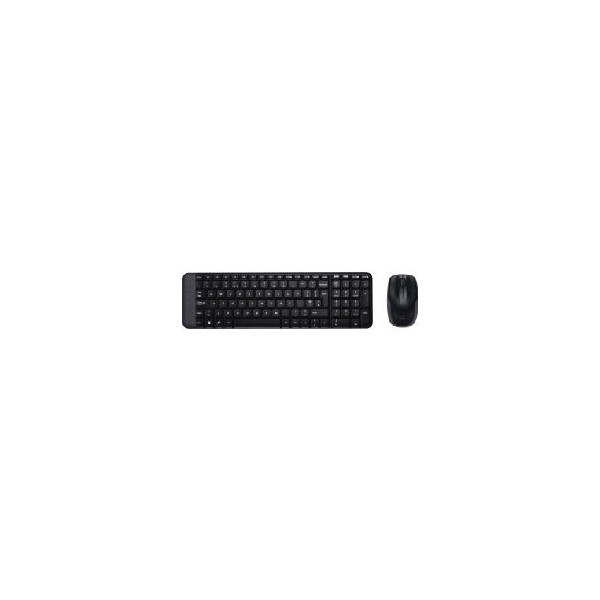 Teclado + mouse logitech mk220 wireless inalambrico ingles (eeuu)