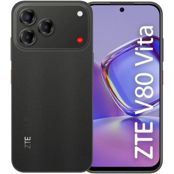 Smartphone ZTE Blade V80 Vita 4GB/ 256GB/ 6.75″/ Negro