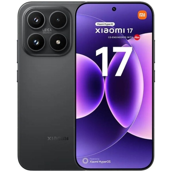 Smartphone Xiaomi 17 12GB/ 512GB/ 6.3″/ 5G/ Negro