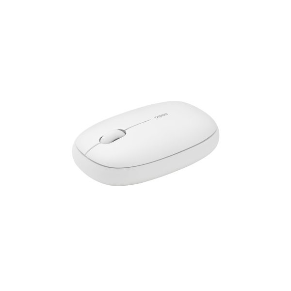 MOUSE RAPOO WIRELESS Y BLUETOOTH M660 SILENT 2.4G GHz BT 5.0 USB 3.0 3 BOTONES 1300 PPP BLANCO