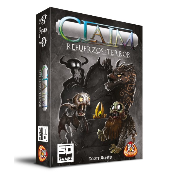 Juego de mesa claim refuerzos: terror pegi 10