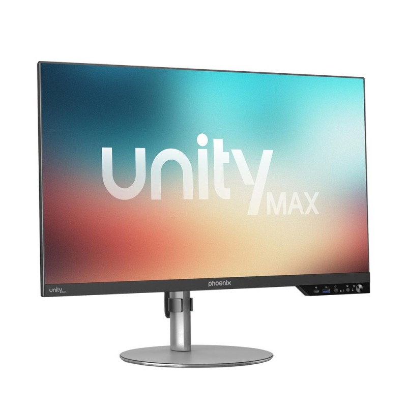 Ordenador all in one phoenix unity max i3 14gº - 16gb ddr5 - ssd 1tb nvme - 23.8 pulgadas - fhd 1080p ips - negro - w11 pro