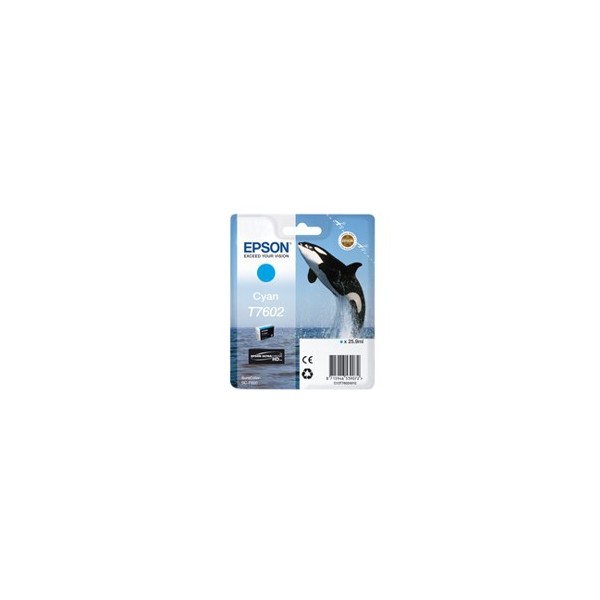 Cartucho tinta epson t760240 cian supercolor p600 - sc - p600 - orca