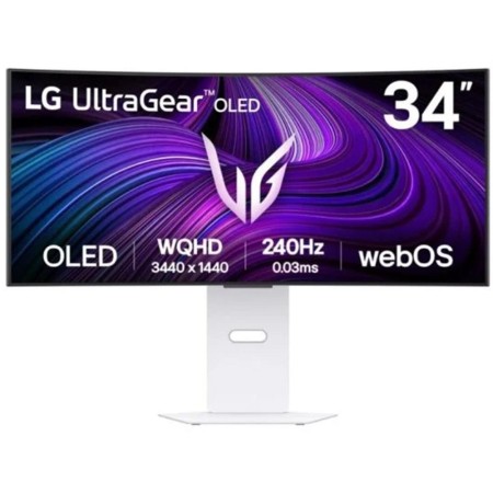 Monitor curvo gaming 34 pulgadas lg 34gx90sa - w wqhd 240hz