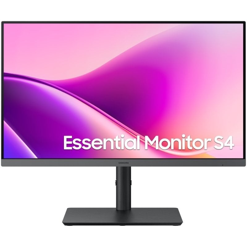 Monitor Profesional Samsung Essential Monitor S4 S43UF S27F430UAU/ 27″/ Full HD/ Regulable en altura/ Negro