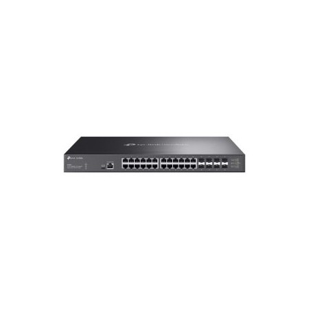 SWITCH GESTIONABLE L2+ TP-LINK OMADA SX3832 32P 24x10GB 8x10GB SFP+ APP METALICO RACK NEGRO
