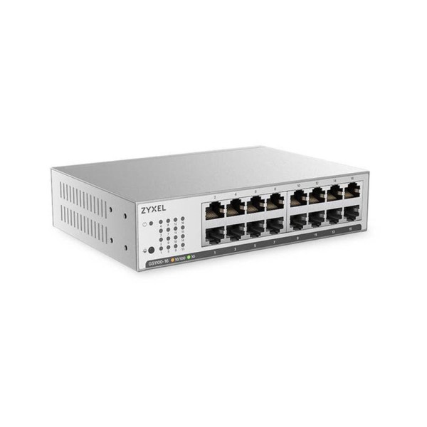 Switch zyxel gs1100 - 16 v4 16 puertos