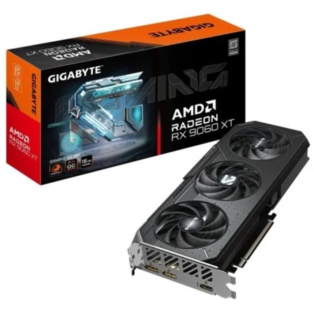 Tarjeta grafica gigabyte radeon rx 9060 xt gaming oc 16gb gddr6 - 2x dp - 1x hdmi pci express 5.0