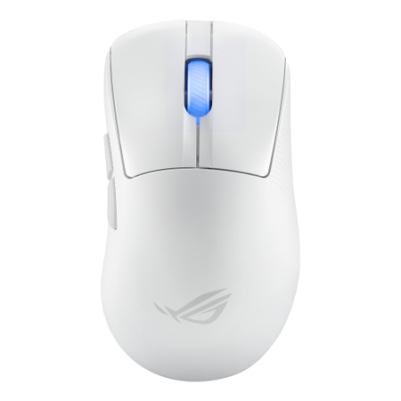 ASUS ROG Keris II Ace Wireless AimPoint White ratón mano derecha RF Wireless + Bluetooth + USB Type-A Óptico 42000 DPI
