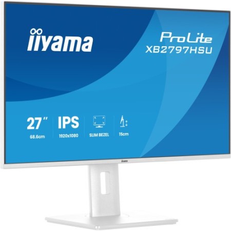 MONITOR IIYAMA PANTALLA PARA PC 68,6 CM (27″) 1920 X 1080 PIXELES FULL HD LED PANEL IPS AJUSTABLE-WHITE VERSION