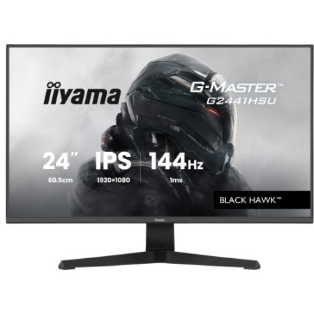 MONITOR IIYAMA 24 PULGADAS RESOLUCION FULL HD (1920X1080), PANEL IPS, 1 MS (MPRT), 75 HZ, BRILLO 250, CONTRASTE 1000:1, HDMI, DI