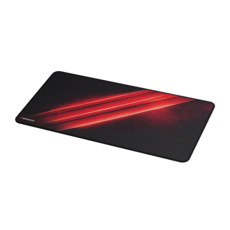 GENESIS Carbon 500 Maxi Flash G2 Alfombrilla de ratón para juegos Negro, Rojo