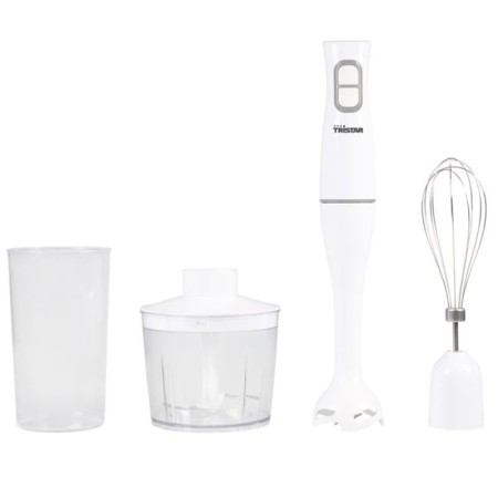 Batidora de mano Tristar MX-4851/ 350W/ Incluye Batidor, Picadora y Vaso Medidor
