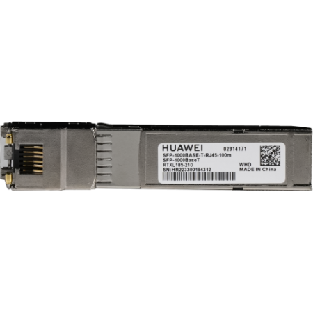 HUAWEI ELECTRICAL TRANSCEIVER,SFP,GE,ELECTRICAL INTERFACE MODULE(100M,RJ45) (SFP-1000BASET)