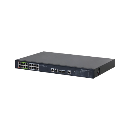 (DH-LR2218-16ET-240-V2) DAHUA SWITCH L2 EPOE GESTIONABLE 16 PUERTOS 10/100 (8 EPOE/EOC + 8 POE) + 2 UPLINK COMBO GIGABIT/SFP