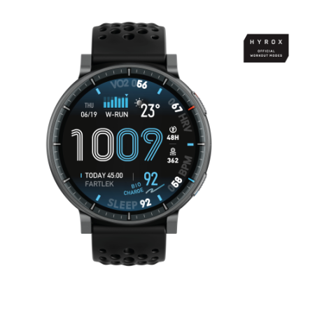 Amazfit Active Max 3,81 cm (1.5″) AMOLED Digital 480 x 480 Pixeles Pantalla táctil Negro