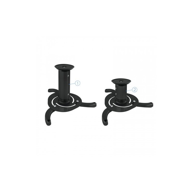 TooQ SOPORTE UNIVERSAL DE TECHO GIRATORIO 360º PARA PROYECTOR NEGRO