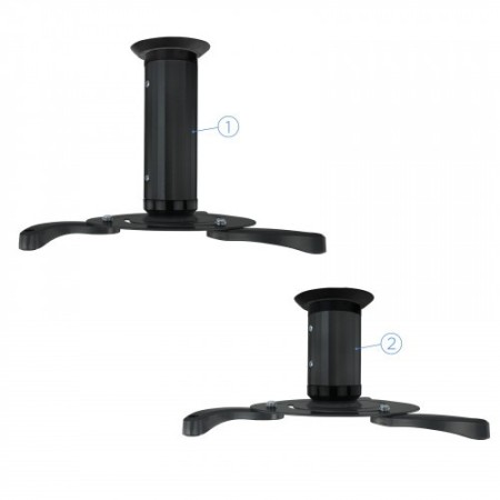 TooQ SOPORTE UNIVERSAL DE TECHO GIRATORIO 360º PARA PROYECTOR NEGRO