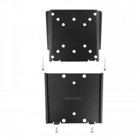 TooQ SOPORTE ULTRA DELGADO PARA MONITOR / TV LCD, PLASMA DE 10-23, NEGRO