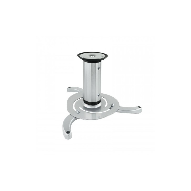 TooQ SOPORTE UNIVERSAL DE TECHO GIRATORIO 360º PARA PROYECTOR PLATA
