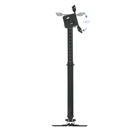 TooQ SOPORTE UNIVERSAL DE TECHO GIRATORIO 360º E INCLINABLE PARA PROYECTOR NEGRO