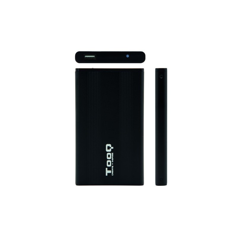 TooQ CAJA HDD 2.5″ SATA A USB 2.0 NEGRA