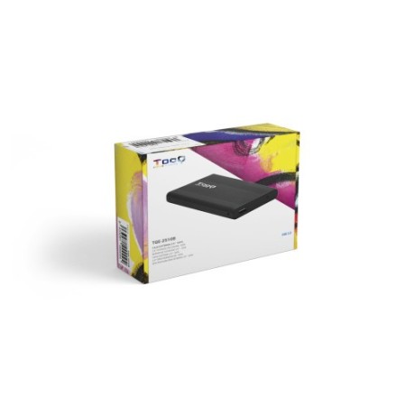 TooQ CAJA HDD 2.5″ SATA A USB 2.0 NEGRA