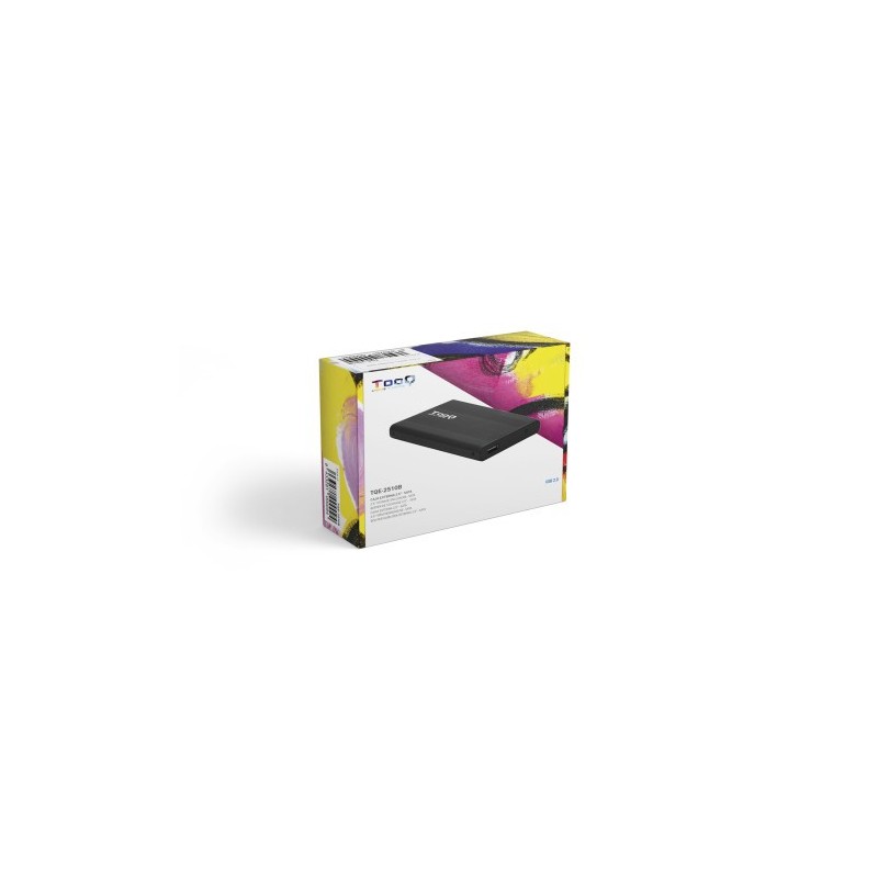 TooQ CAJA HDD 2.5″ SATA A USB 2.0 NEGRA