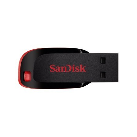 Sandisk Cruzer Blade unidad flash USB 64 GB USB tipo A 2.0 Negro, Rojo