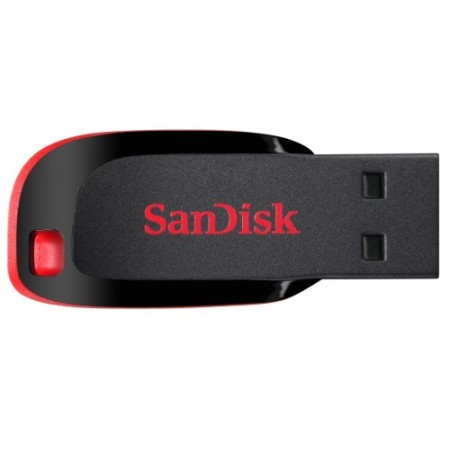 Sandisk Cruzer Blade unidad flash USB 64 GB USB tipo A 2.0 Negro, Rojo