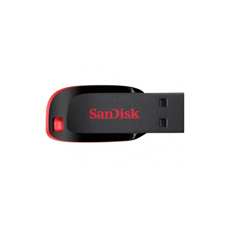 Sandisk Cruzer Blade unidad flash USB 64 GB USB tipo A 2.0 Negro, Rojo
