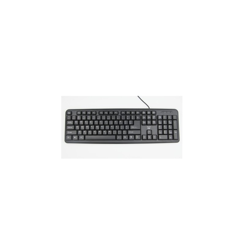 EWENT TECLADO STANDARD SLIM USB NEGRO (EW3109)