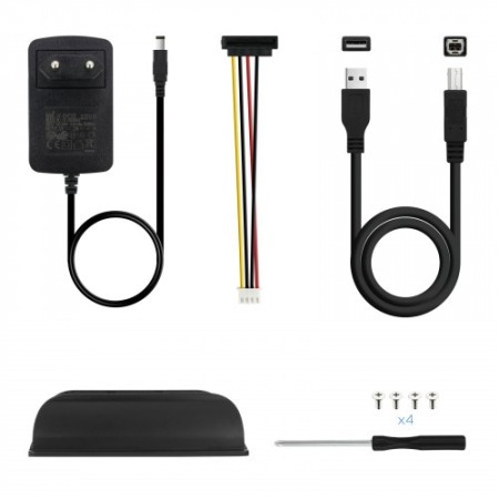 TooQ CAJA HDD 3,5″ IDE/SATA A USB 2.0 NEGRA
