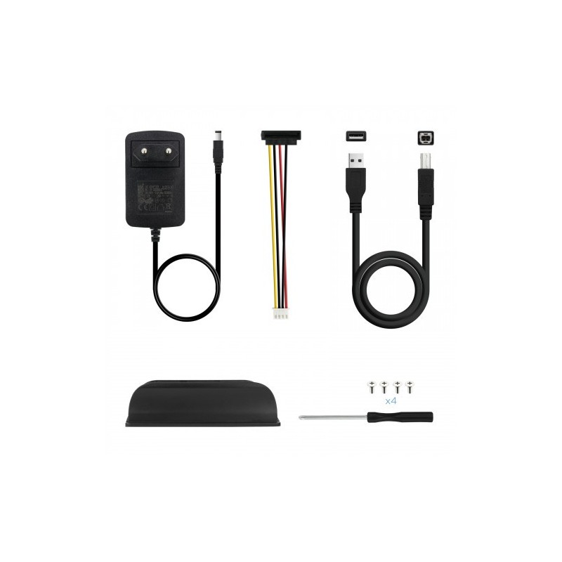 TooQ CAJA HDD 3,5″ IDE/SATA A USB 2.0 NEGRA