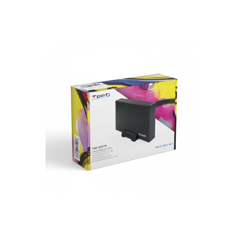 TooQ CAJA HDD 3,5″ SATA A USB 2.0/3.0 NEGRA
