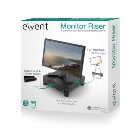 Ewent EW1280 soporte de mesa para pantalla plana Negro