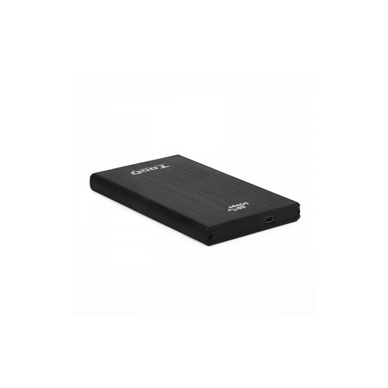 TooQ TQE-2522B caja para disco duro externo Caja de disco duro (HDD) Negro 2.5″