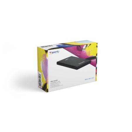 TooQ TQE-2522B caja para disco duro externo Caja de disco duro (HDD) Negro 2.5″