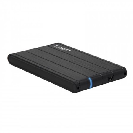 TooQ CAJA HDD 2.5″ SATA A USB 2.0/USB 3.0 NEGRA