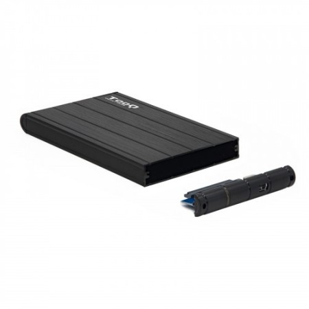 TooQ CAJA HDD 2.5″ SATA A USB 2.0/USB 3.0 NEGRA