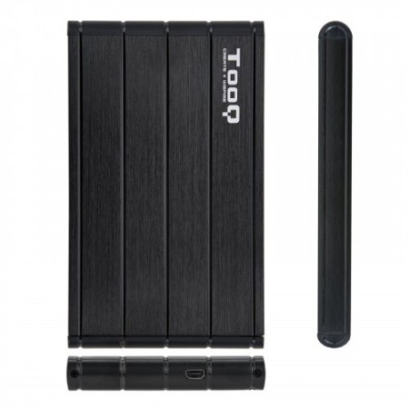 TooQ CAJA HDD 2.5″ SATA A USB 2.0/USB 3.0 NEGRA