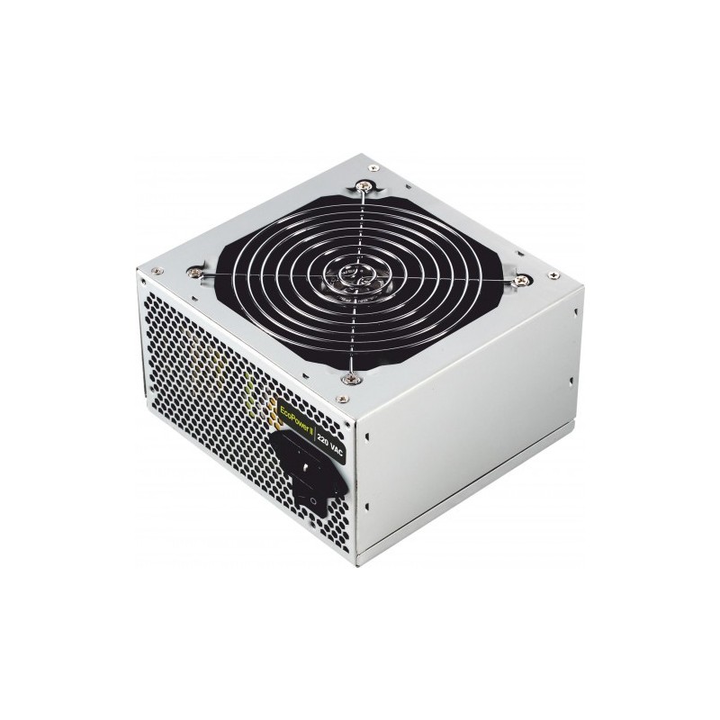 TooQ TQEP-500SSE unidad de fuente de alimentación 500 W 24-pin ATX ATX Plata