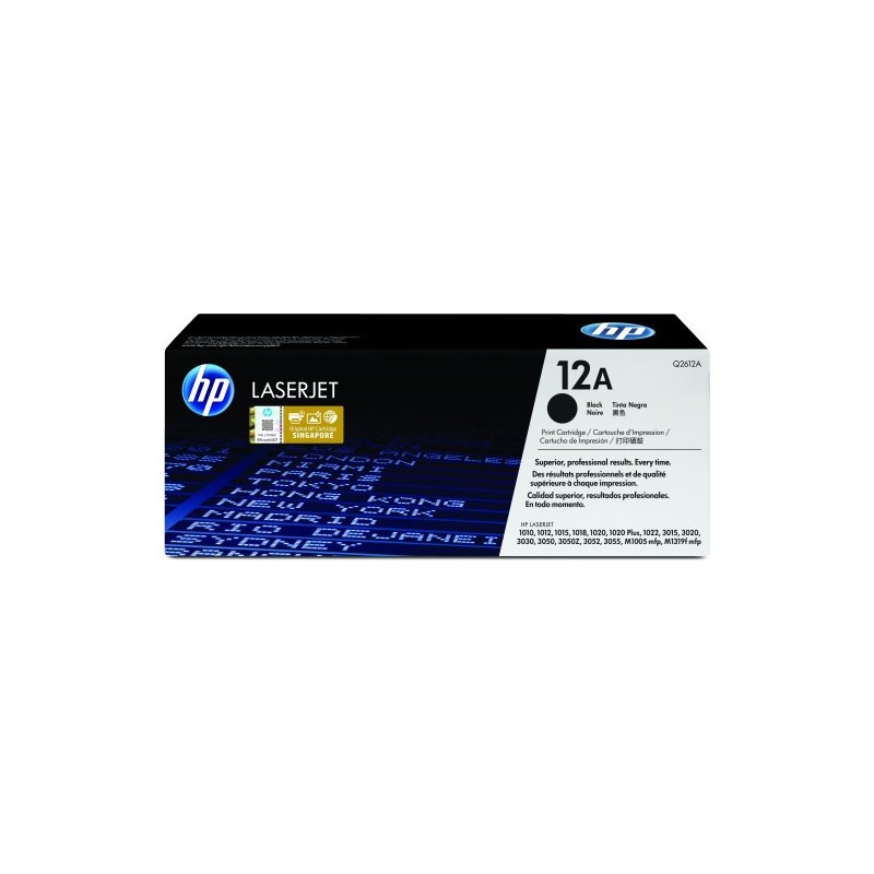 HP 12A TONER HP12A NEGRO (Q2612A)